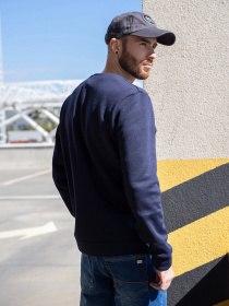 Свитшот ISSA Plus модель GN-457_darkblue Свитшот ISSA Plus модель GN-457_darkblue Фото