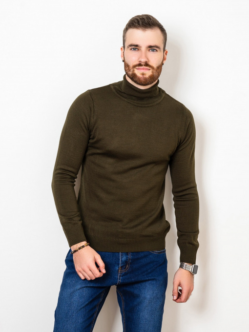 Водолазка ISSA Plus модель GN4-57_khaki Фото