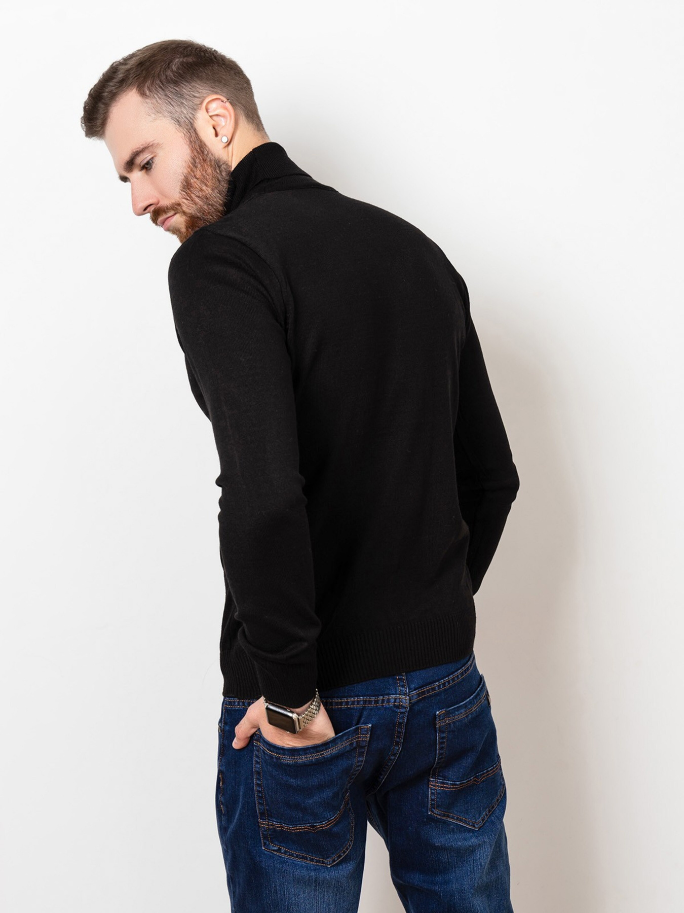 Водолазка ISSA Plus модель GN4-57_black Фото