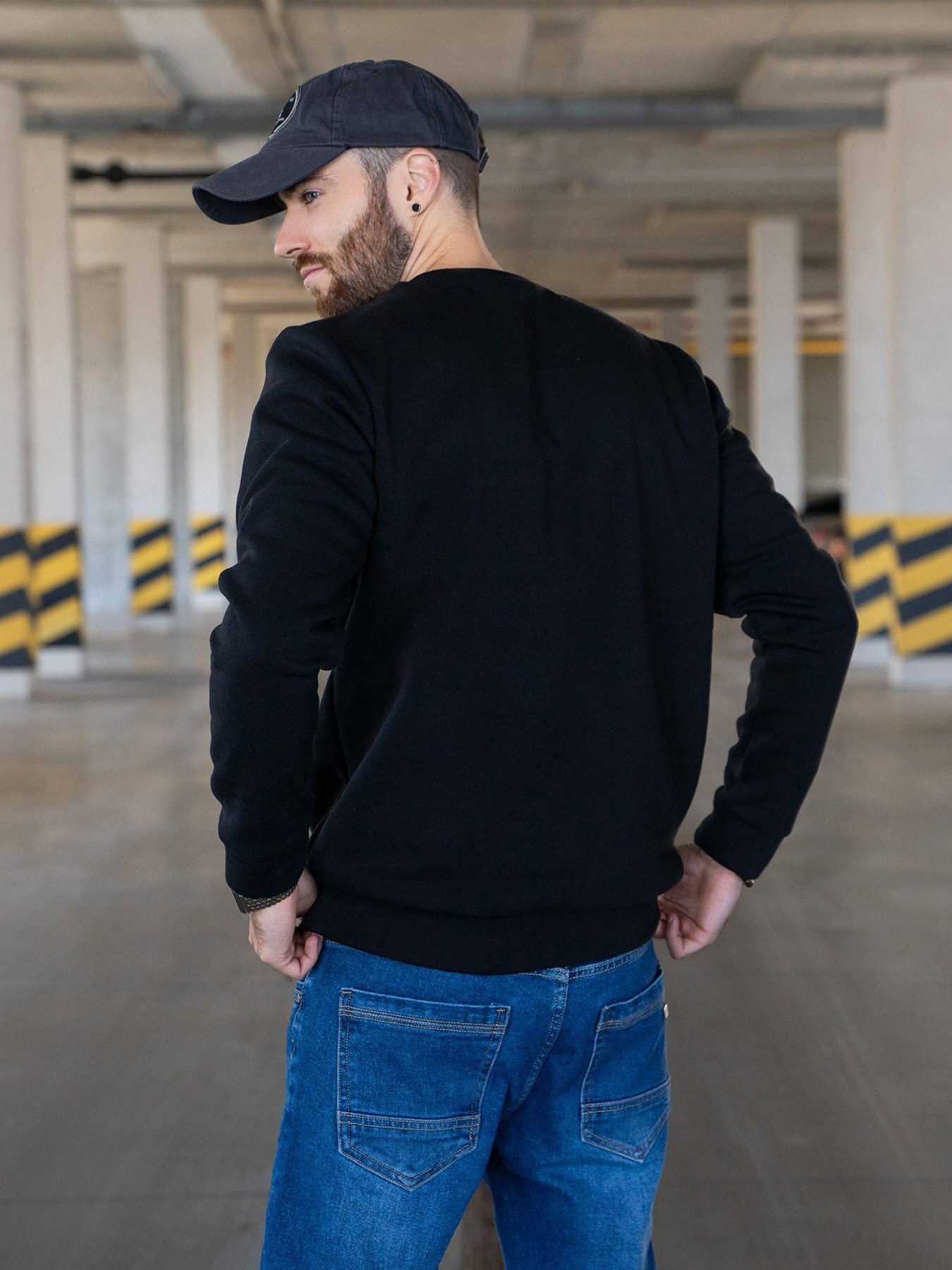 Свитшот ISSA Plus модель GN-457_black Свитшот ISSA Plus модель GN-457_black Фото