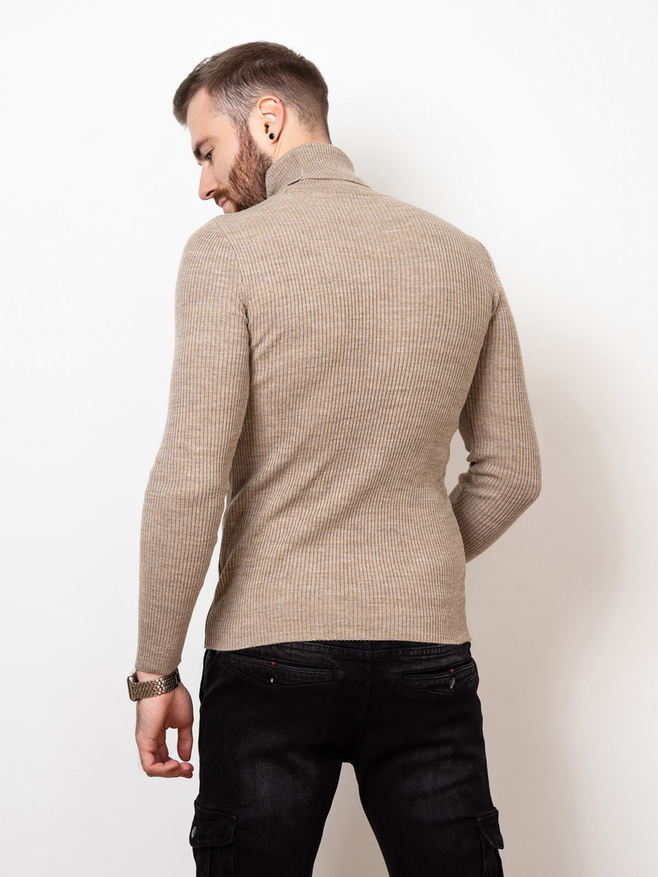 Светр ISSA Plus модель GN4-58_beige Фото