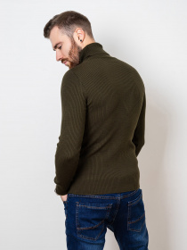 Свитер ISSA Plus модель GN4-58_khaki Фото