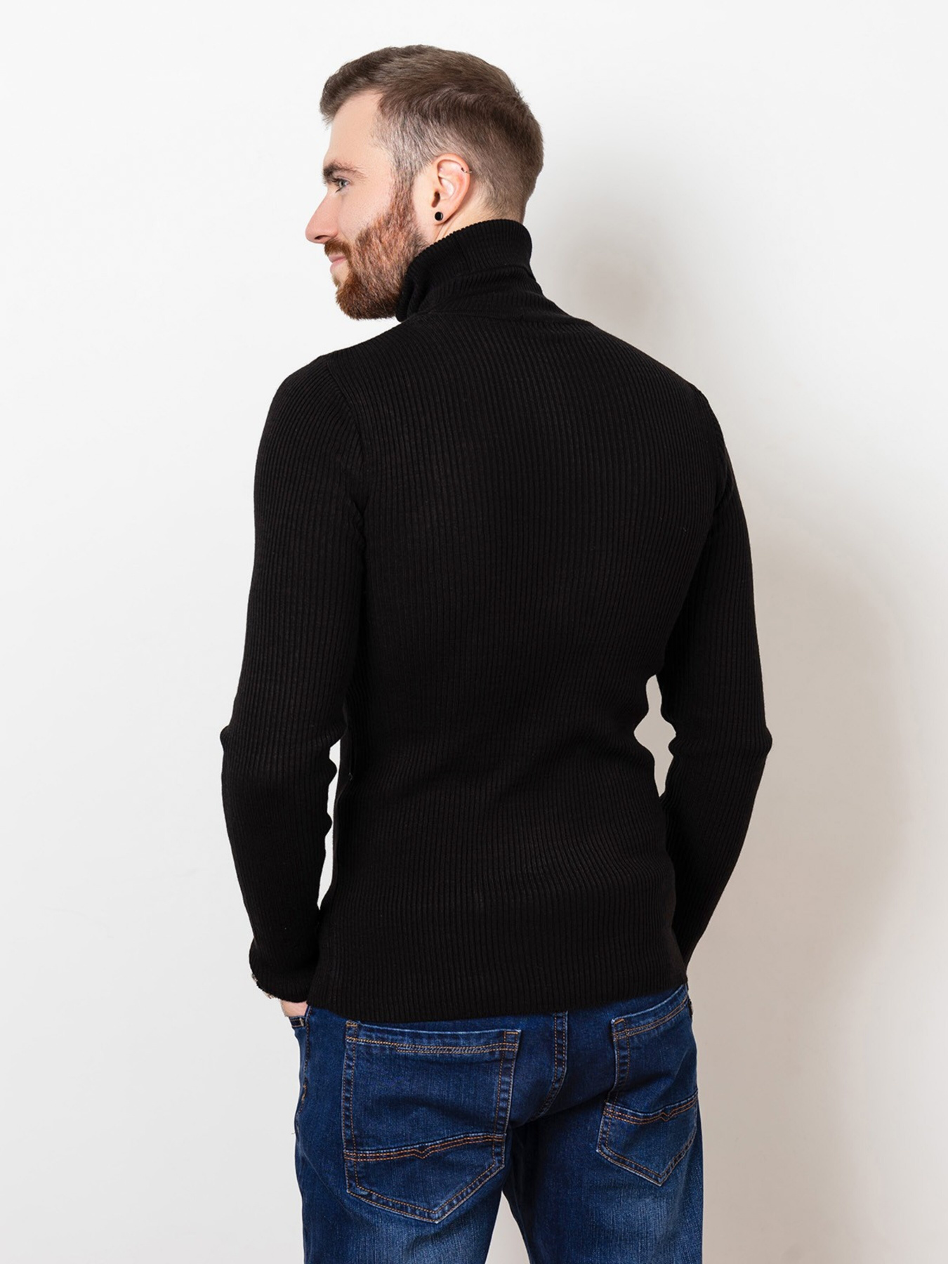 Светр ISSA Plus модель GN4-58_black Фото