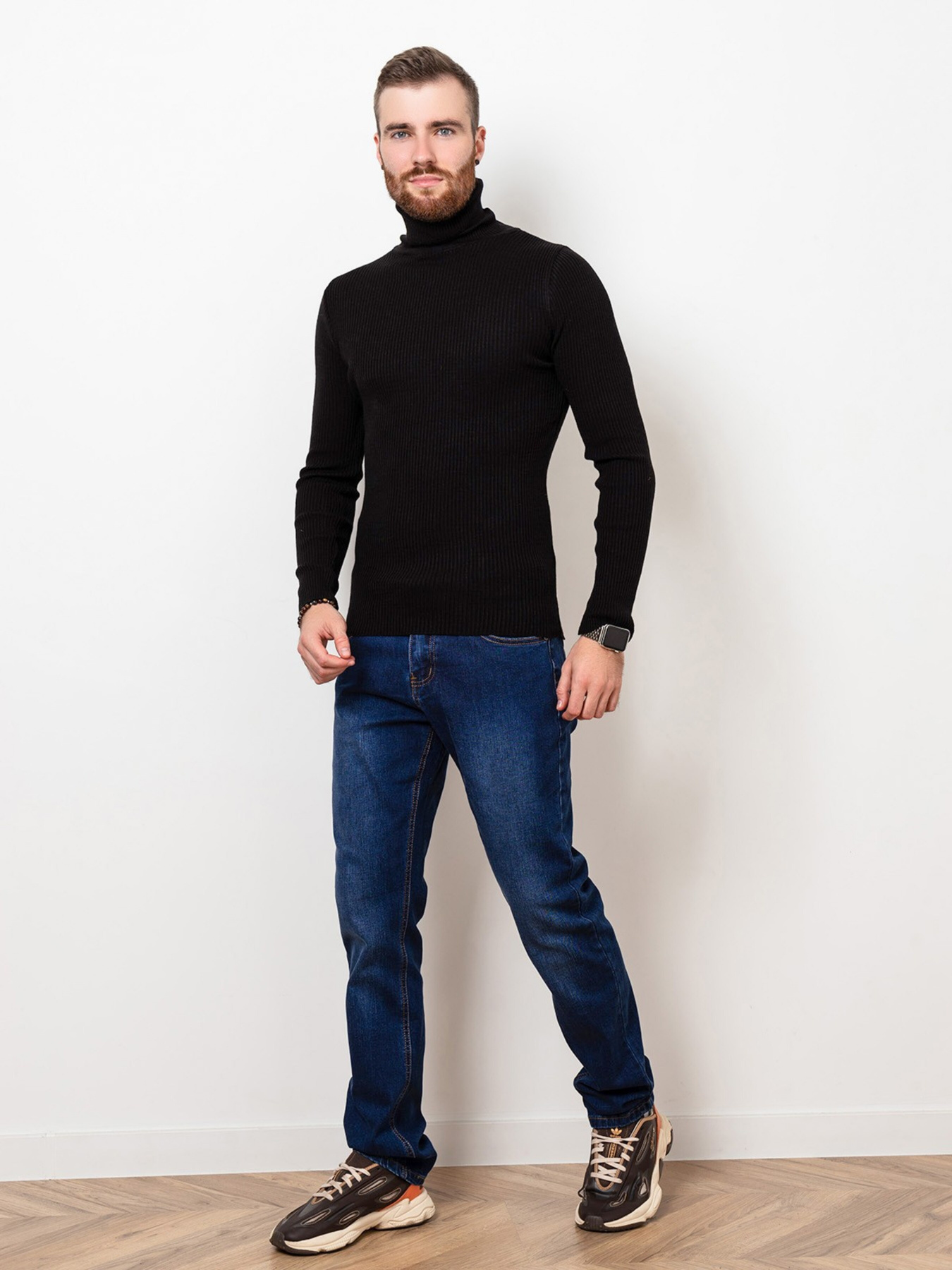 Светр ISSA Plus модель GN4-58_black Фото