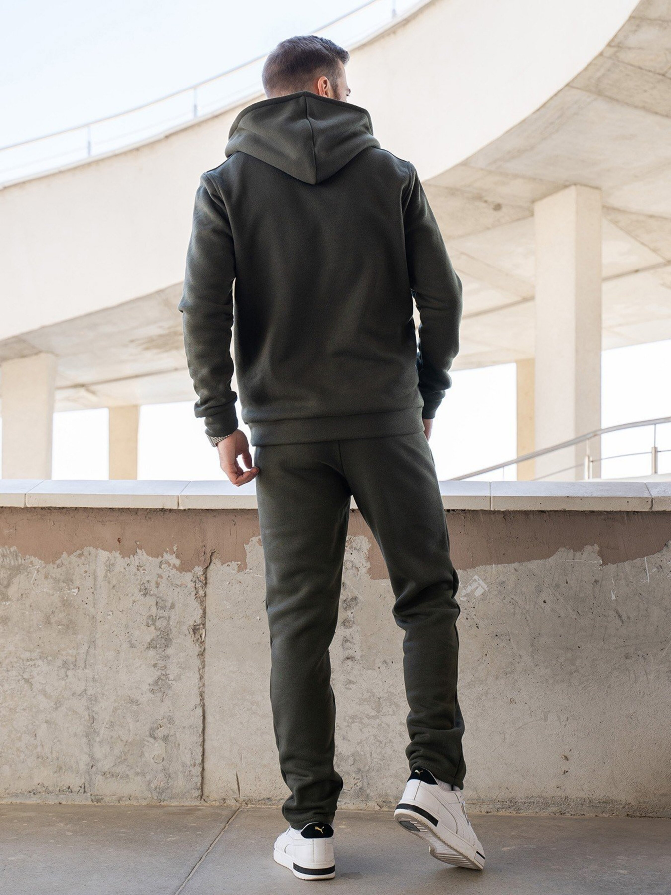 Спортивний костюм ISSA Plus модель GN-459_khaki Фото