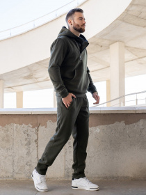 Спортивний костюм ISSA Plus модель GN-459_khaki Фото