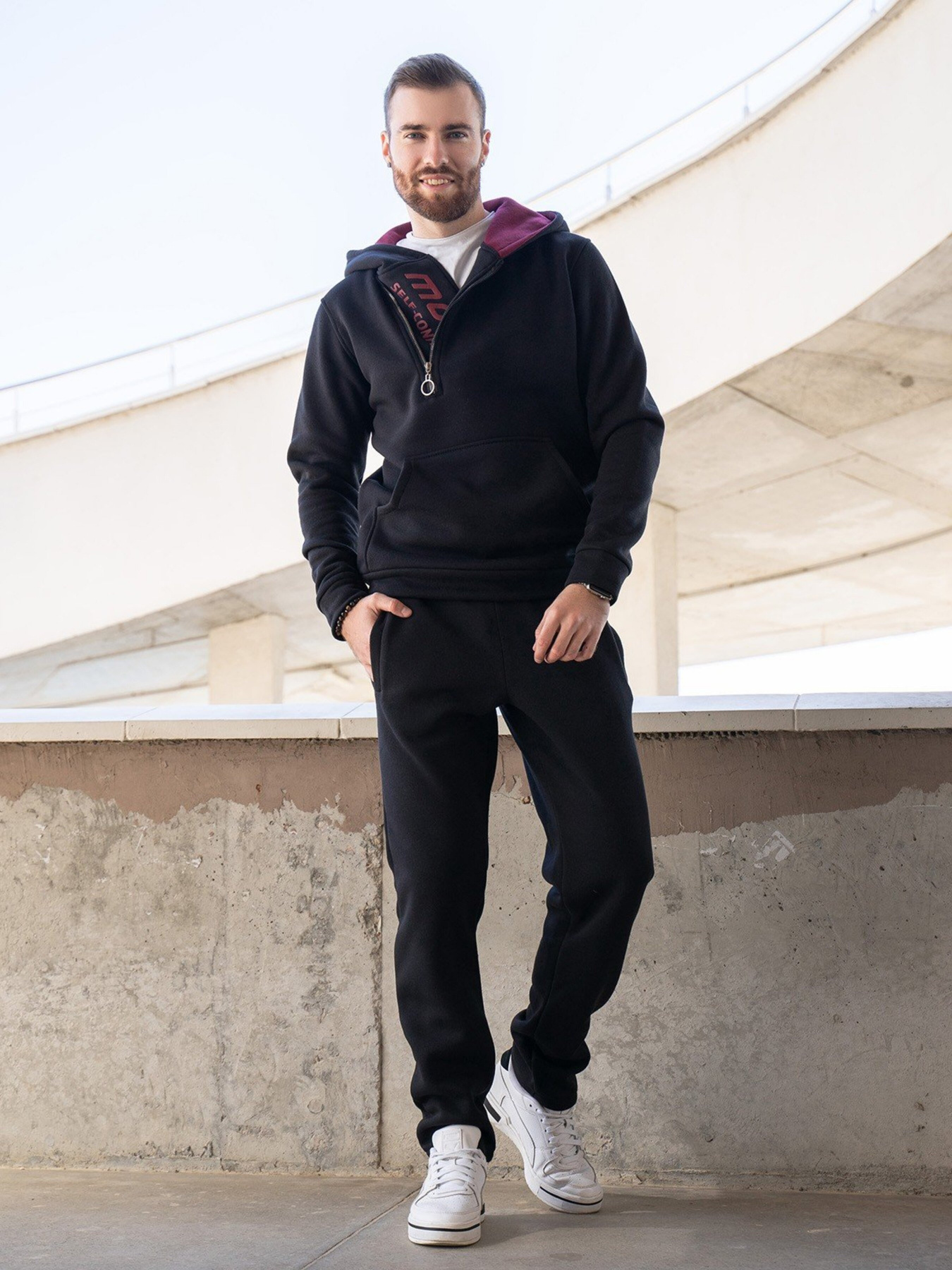 Спортивний костюм ISSA Plus модель GN-459_black Фото