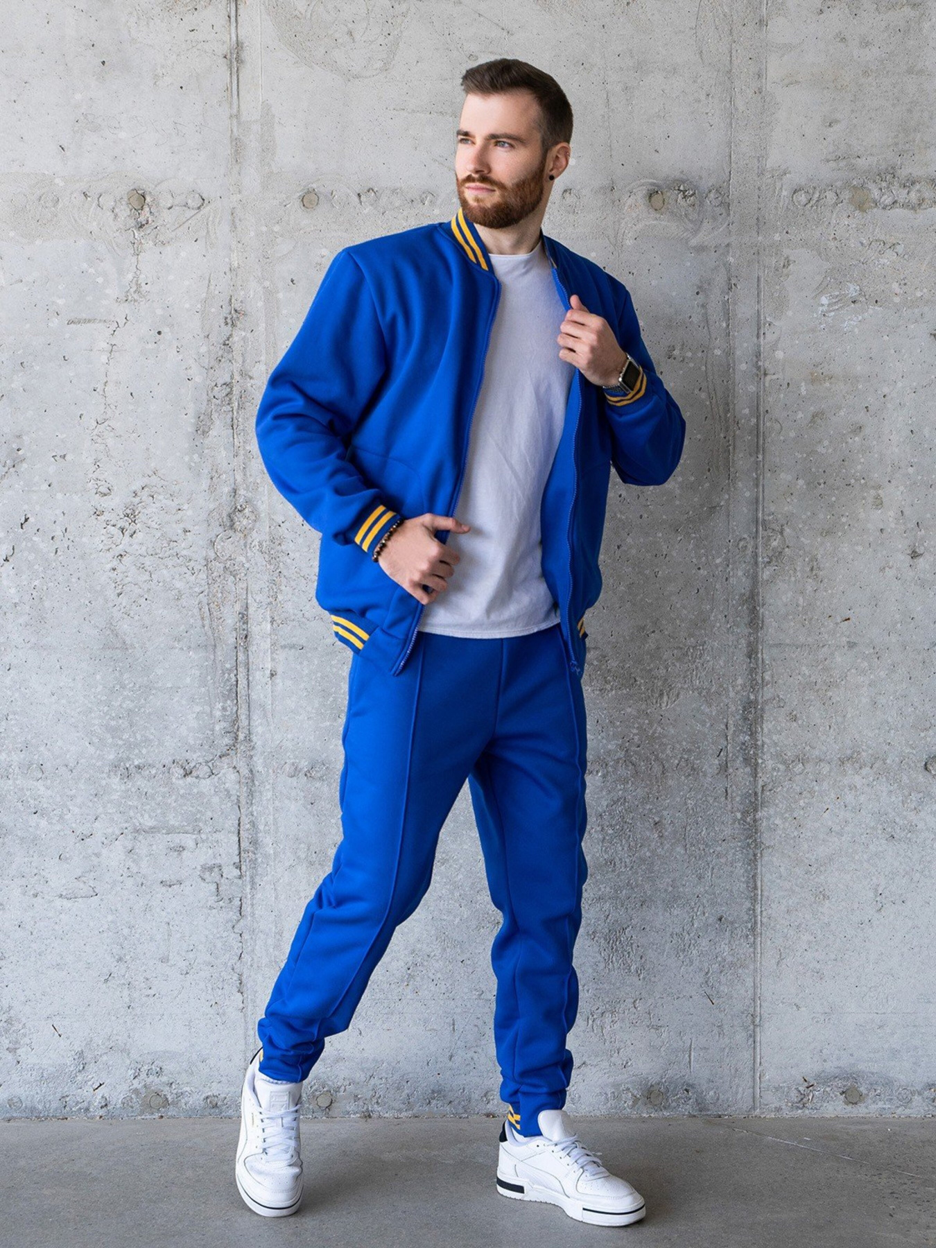 Спортивний костюм ISSA Plus модель GN-460_electrician Фото