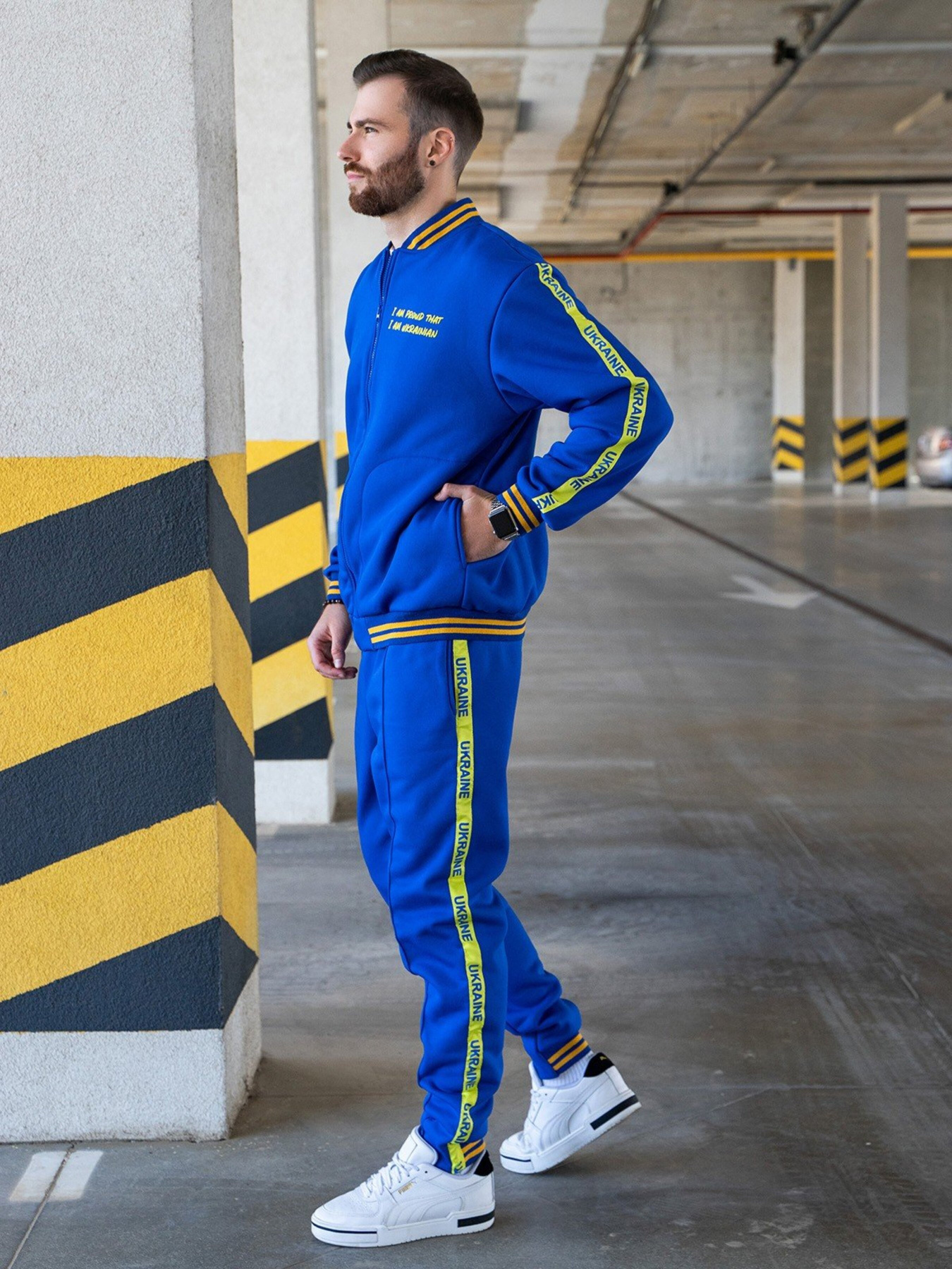 Спортивный костюм ISSA Plus модель GN-461_electrician Фото