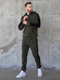 Спортивний костюм ISSA Plus модель GN-462_khaki Фото