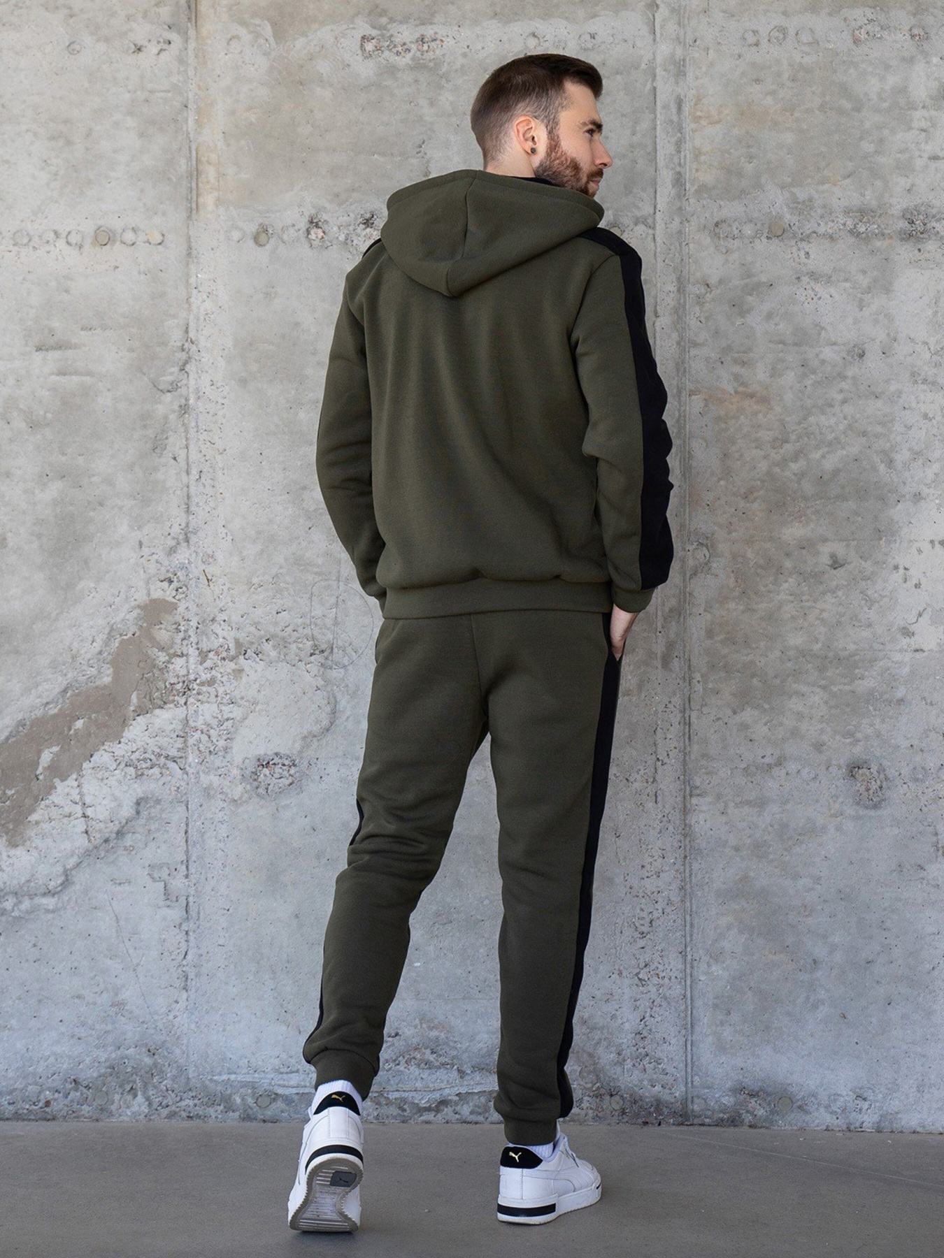 Спортивний костюм ISSA Plus модель GN-462_khaki Спортивний костюм ISSA Plus модель GN-462_khaki Фото