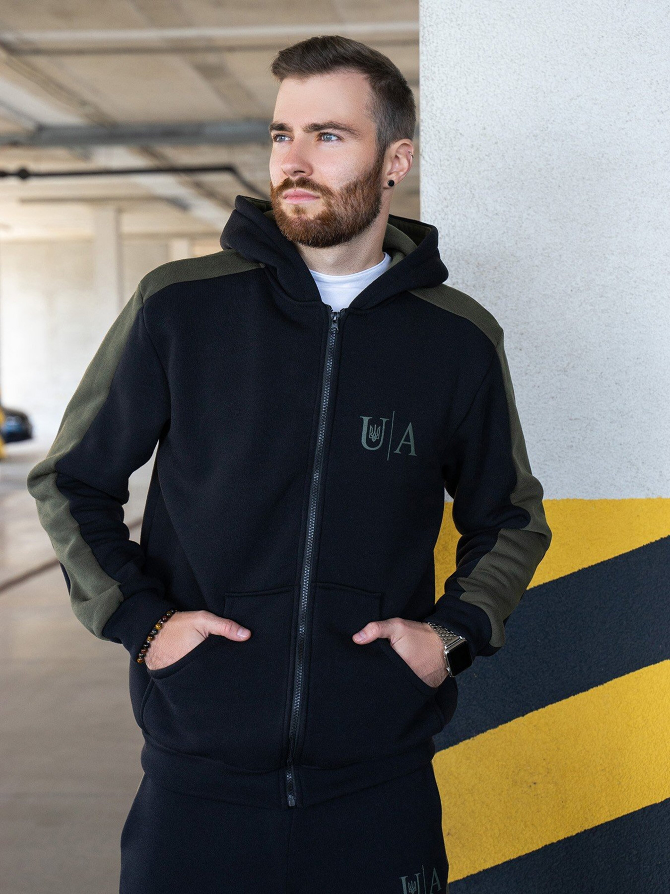 Спортивний костюм ISSA Plus модель GN-462_black Фото