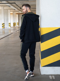 Спортивний костюм ISSA Plus модель GN-462_black Фото