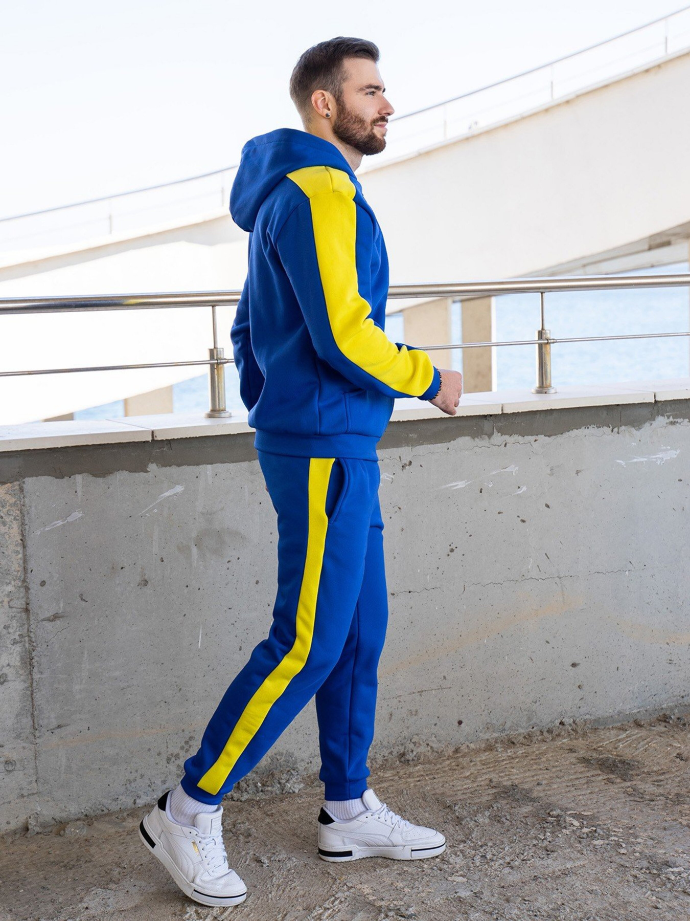 Спортивний костюм ISSA Plus модель GN-462_electrician Фото