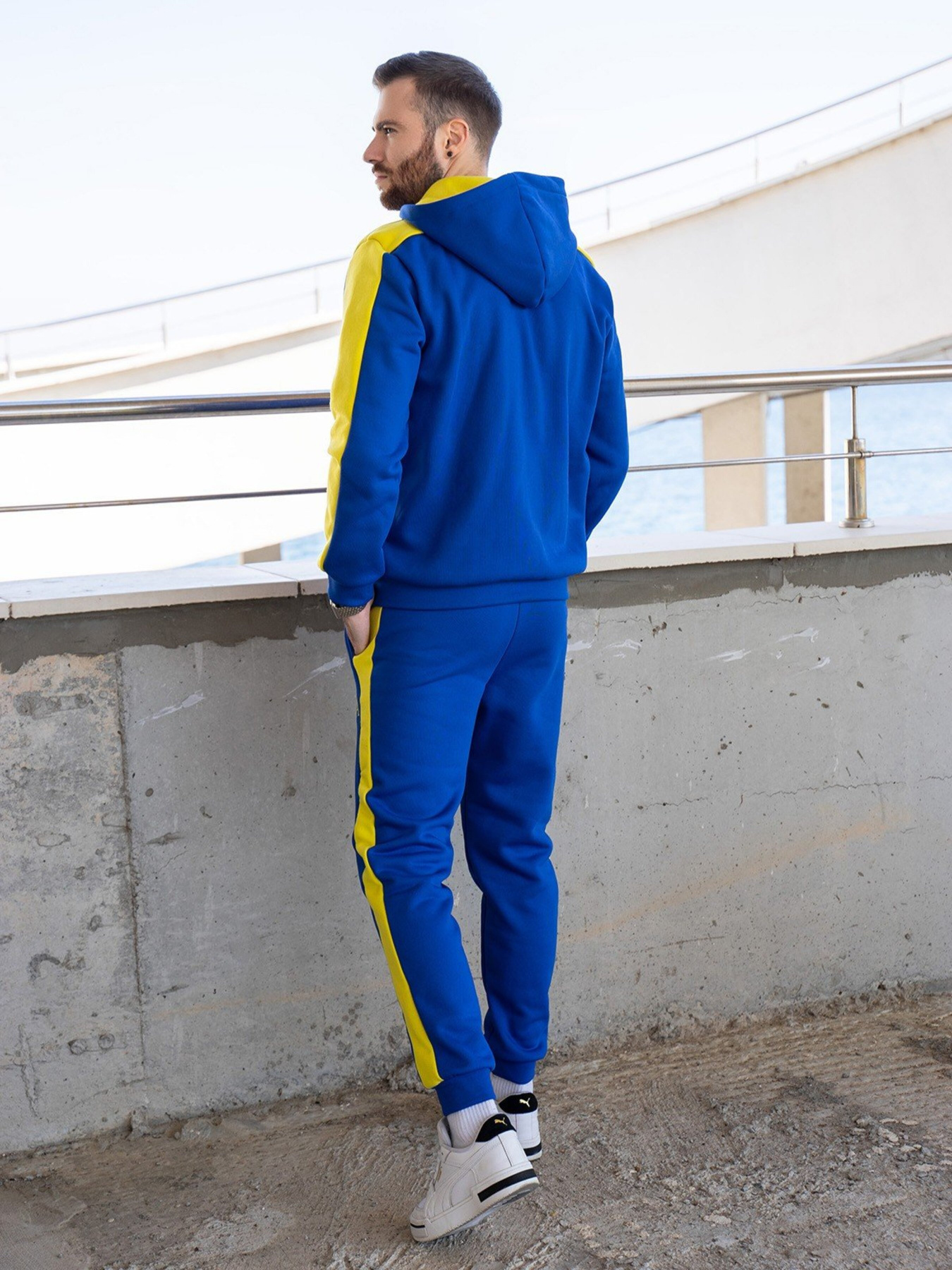 Спортивний костюм ISSA Plus модель GN-462_electrician Фото