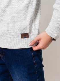 Джемпер ISSA Plus модель GN4-64_grey Фото