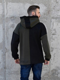 Худи ISSA Plus модель GN-464_khakiblack Фото