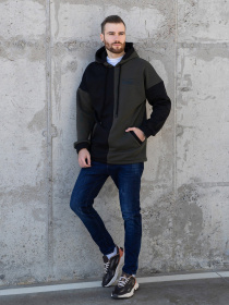 Худи ISSA Plus модель GN-464_khakiblack Фото