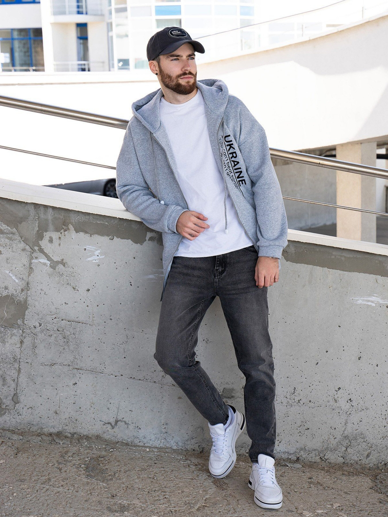 Худи ISSA Plus модель GN-465_lightgray Фото