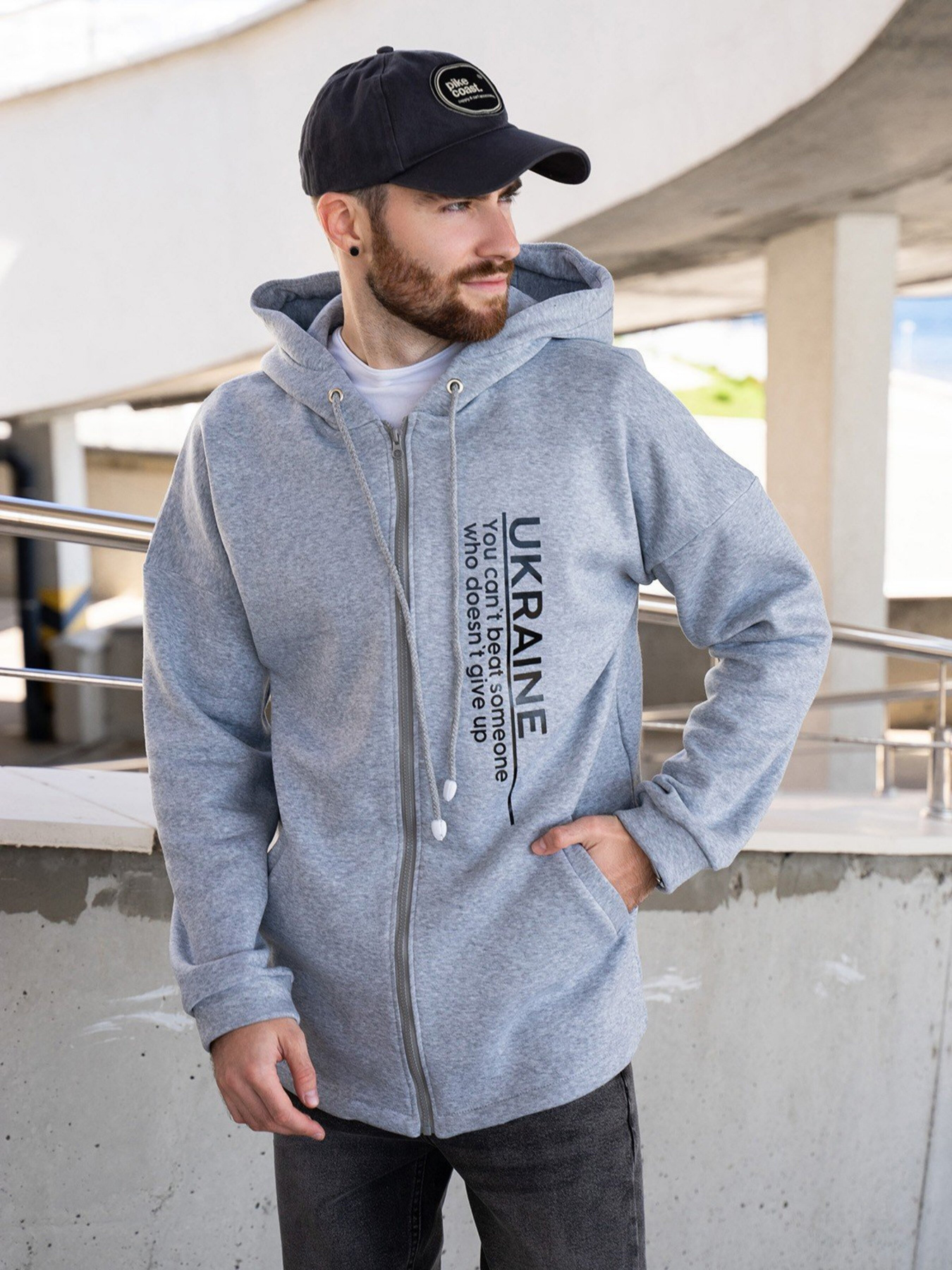 Худі ISSA Plus модель GN-465_lightgray Худі ISSA Plus модель GN-465_lightgray Фото