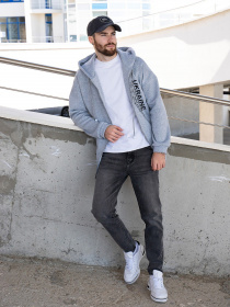 Худі ISSA Plus модель GN-465_lightgray Худі ISSA Plus модель GN-465_lightgray Фото