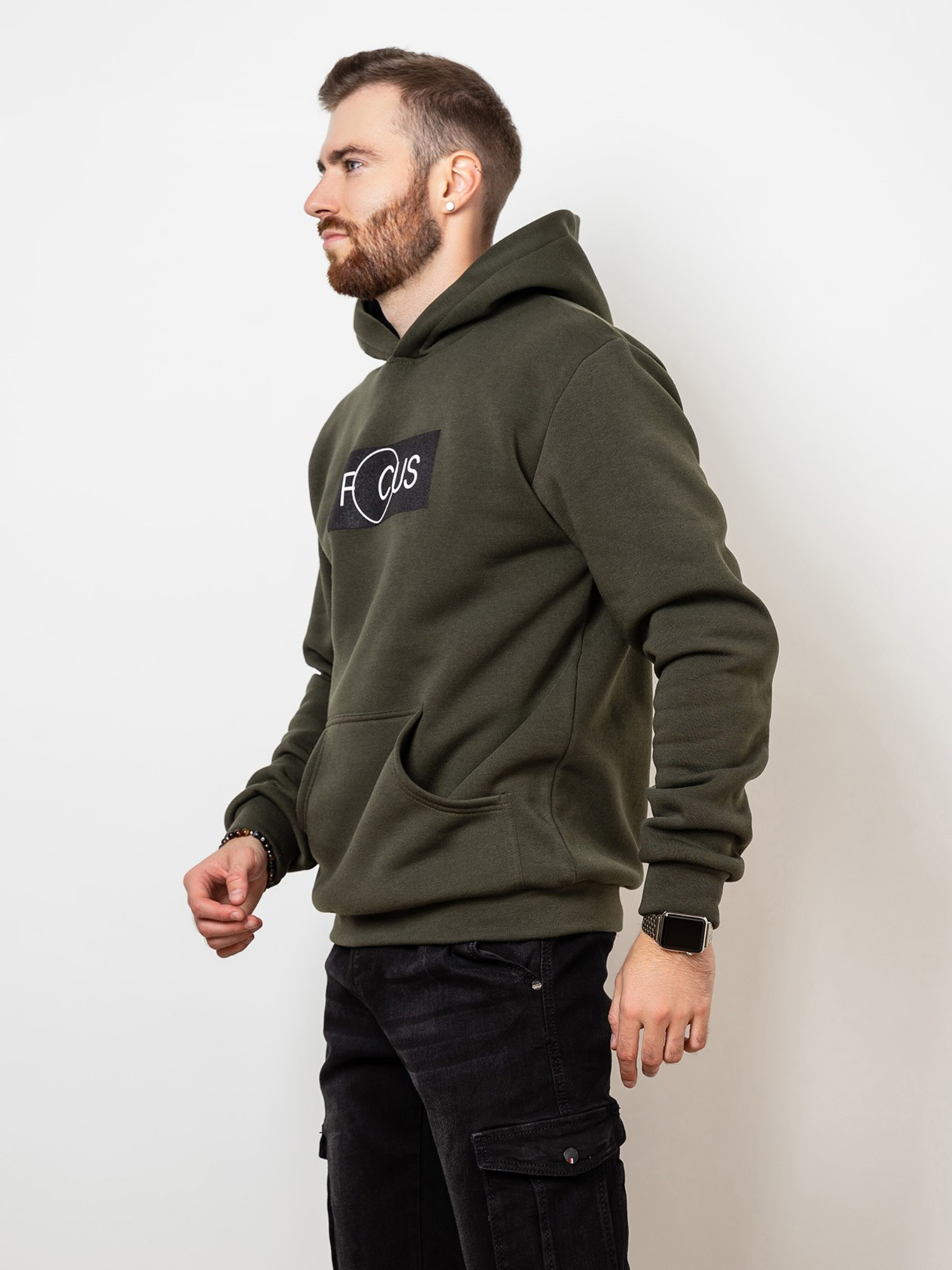 Худі ISSA Plus модель GN-466_khaki Фото