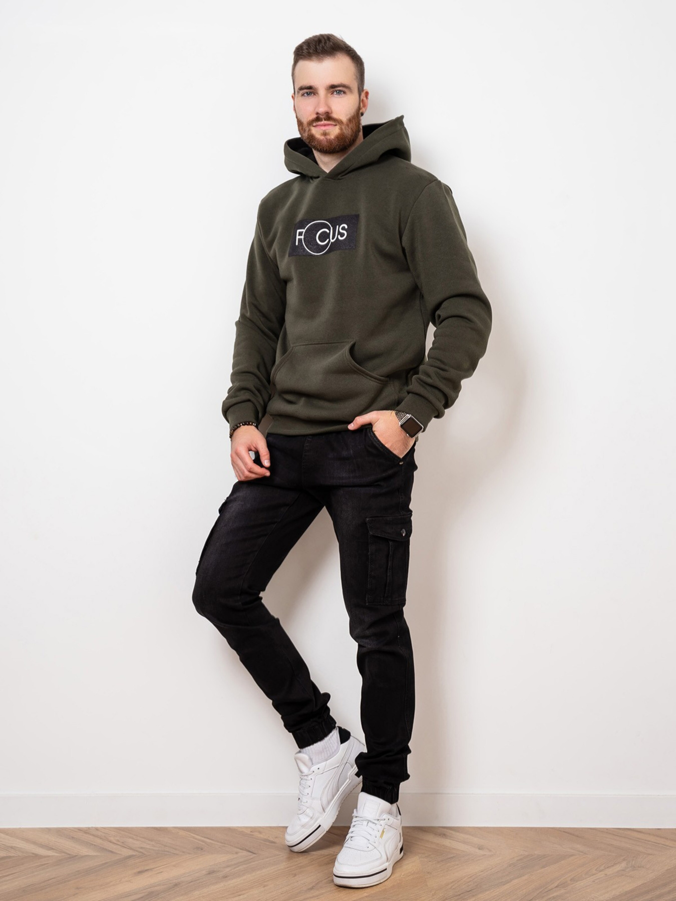 Худі ISSA Plus модель GN-466_khaki Фото