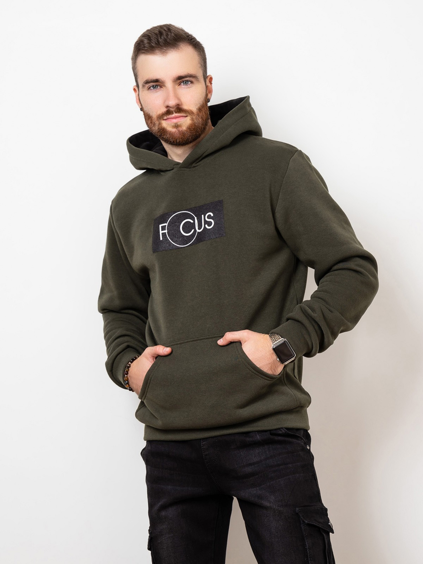 Худі ISSA Plus модель GN-466_khaki Фото