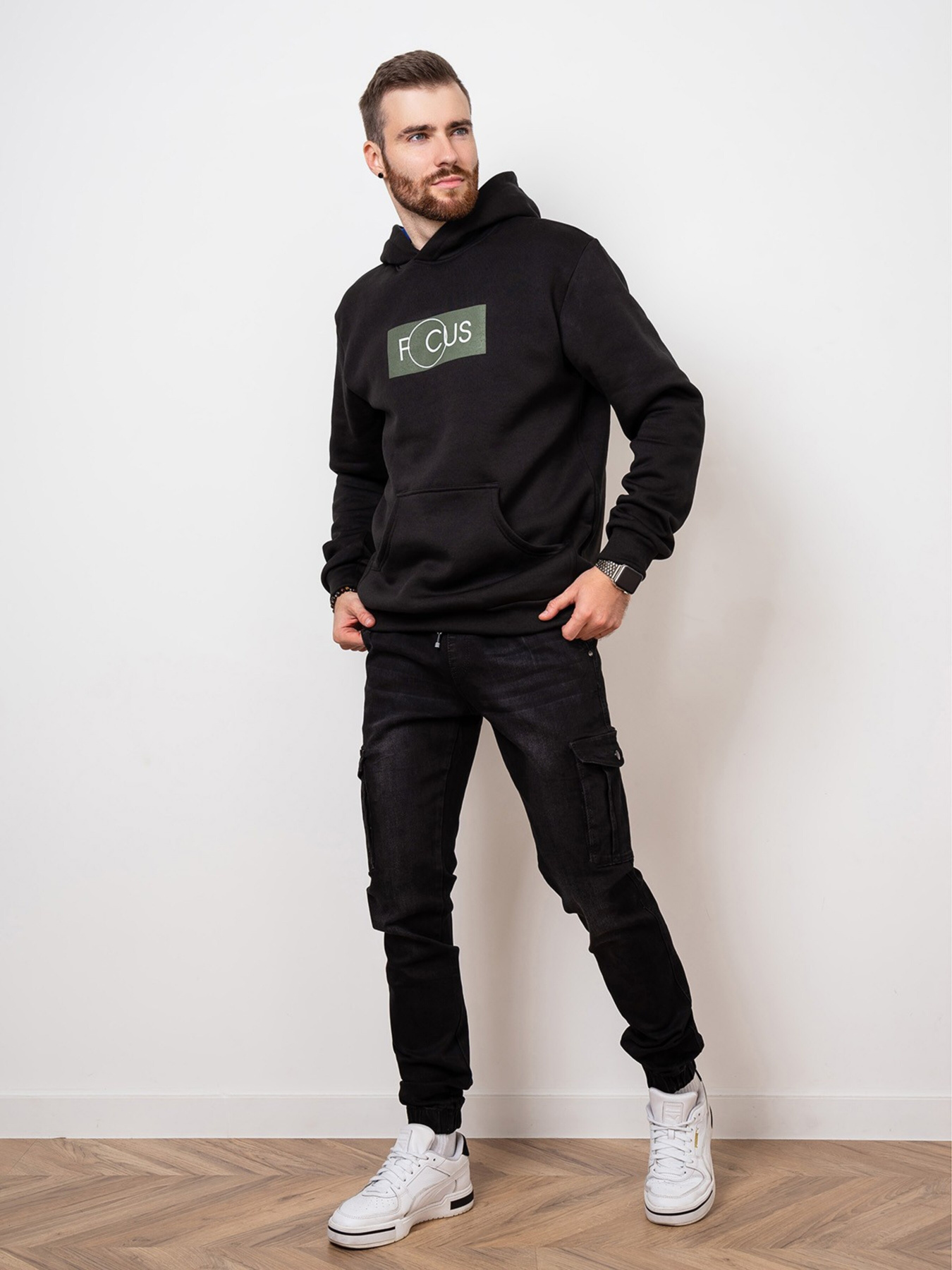 Худі ISSA Plus модель GN-466_black Фото