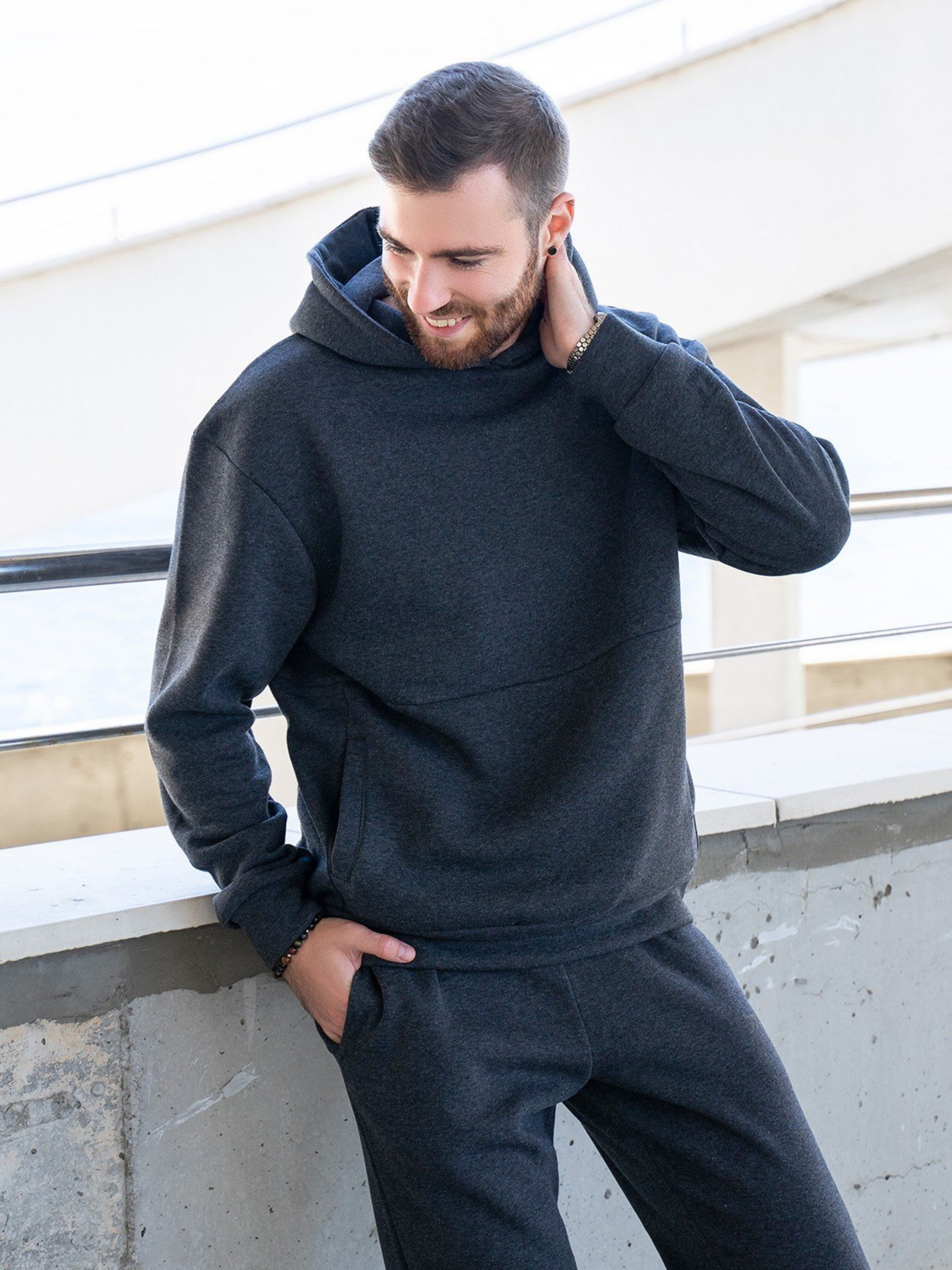 Спортивний костюм ISSA Plus модель GN-467_darkgray Фото