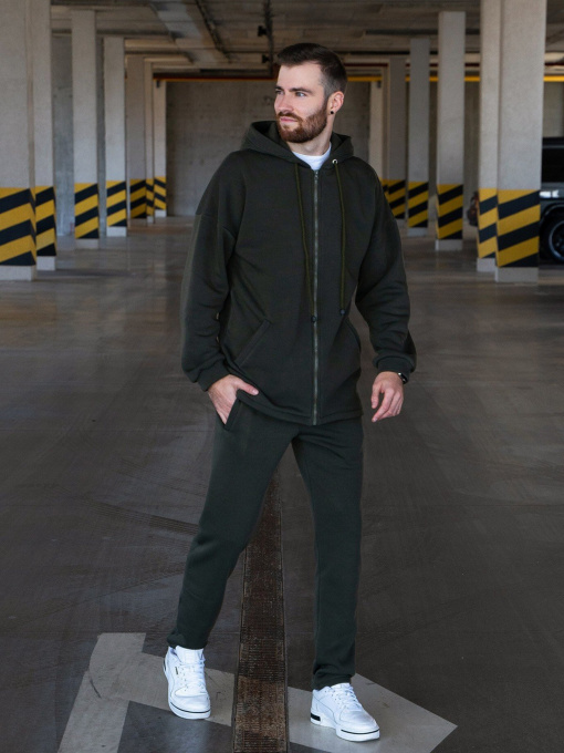 Спортивный костюм ISSA Plus модель GN-468_khaki Фото