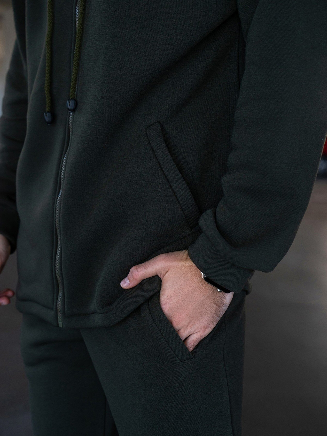 Спортивний костюм ISSA Plus модель GN-468_khaki Спортивний костюм ISSA Plus модель GN-468_khaki Фото