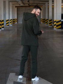 Спортивний костюм ISSA Plus модель GN-468_khaki Спортивний костюм ISSA Plus модель GN-468_khaki Фото