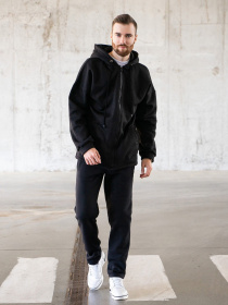 Спортивний костюм ISSA Plus модель GN-468_black Спортивний костюм ISSA Plus модель GN-468_black Фото