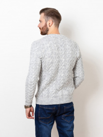 Светр ISSA Plus модель GN4-69_grey Фото