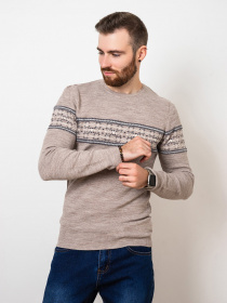 Светр ISSA Plus модель GN4-76_beige Фото