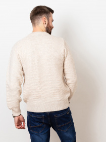 Джемпер ISSA Plus модель GN4-78_beige Джемпер ISSA Plus модель GN4-78_beige Фото