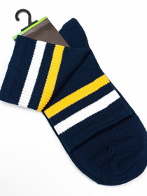 Носки и гольфы ISSA Plus модель GNS-142_darkblue Фото