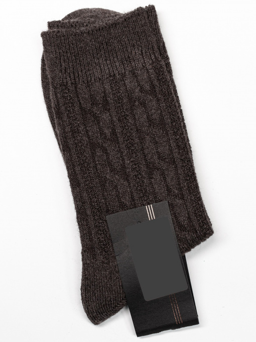 Шкарпетки та гольфи ISSA Plus модель GNS-143_brown Фото