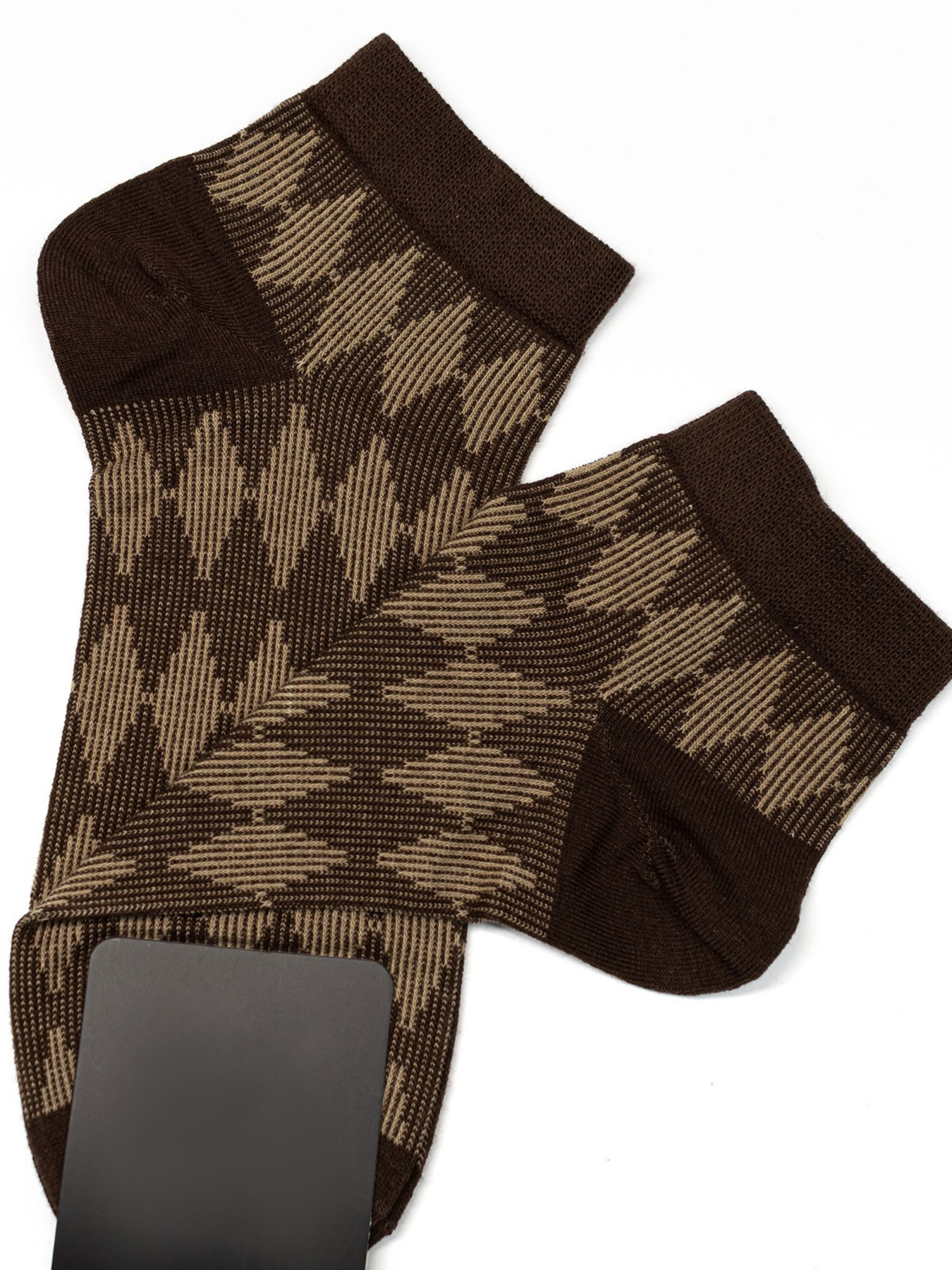 Носки и гольфы ISSA Plus модель GNS-146_brown Фото