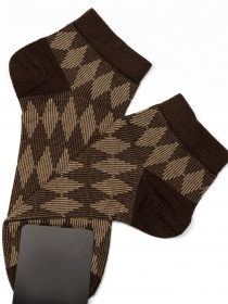 Носки и гольфы ISSA Plus модель GNS-146_brown Фото