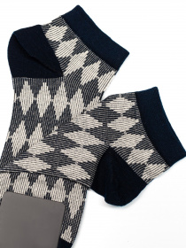 Носки и гольфы ISSA Plus модель GNS-146_blueblack Фото