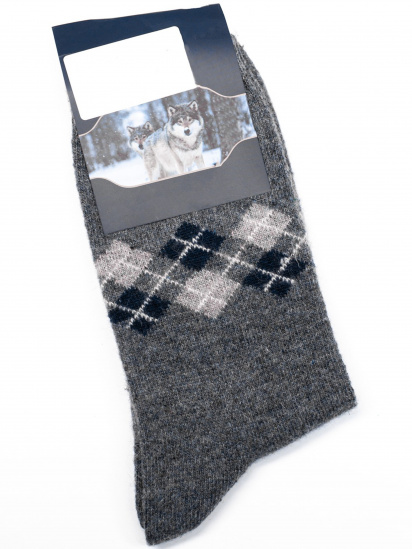 Шкарпетки та гольфи ISSA Plus модель GNS-147_darkgray - фото