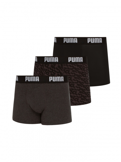 Трусы PUMA Men Boxer Logo Aop 3p модель 935332 Фото