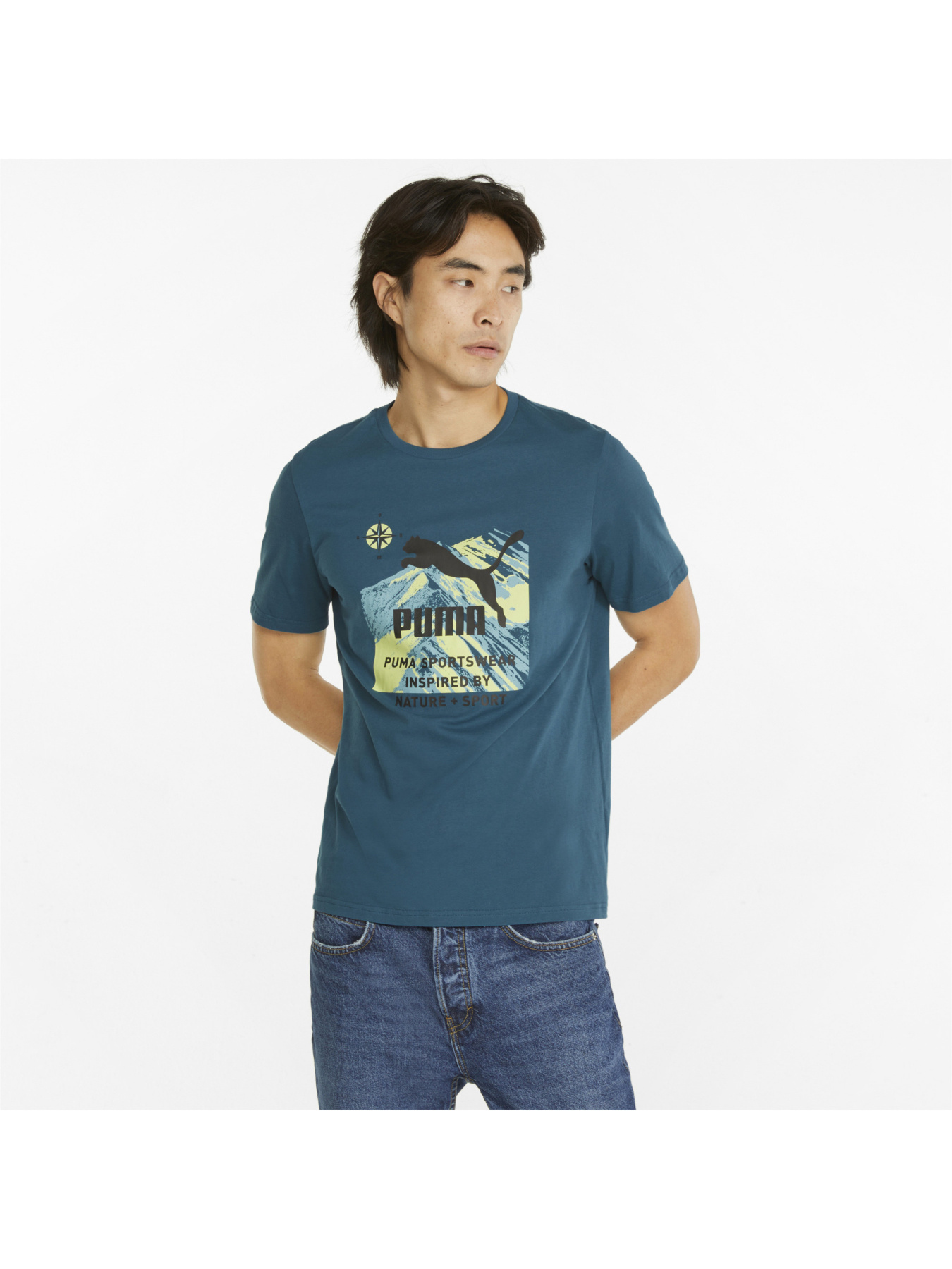 Футболка PUMA Nature Camp Graphic Tee модель 536815 Фото