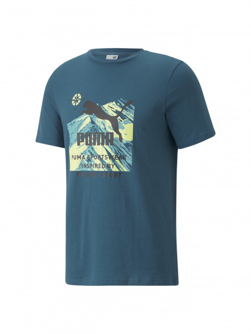 Футболка PUMA Nature Camp Graphic Tee модель 536815 Фото