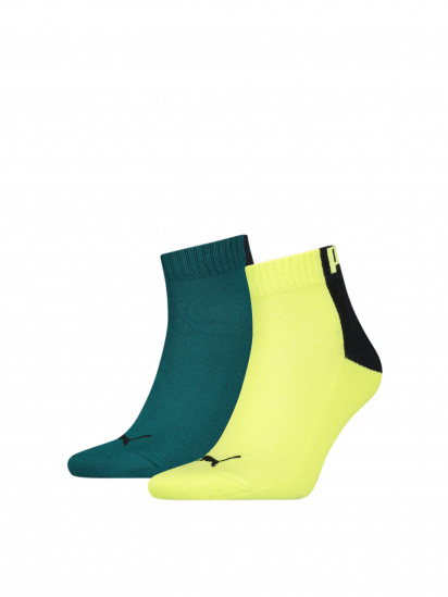 Набор носков PUMA Men Logo Block Quarter модель 935755 - фото