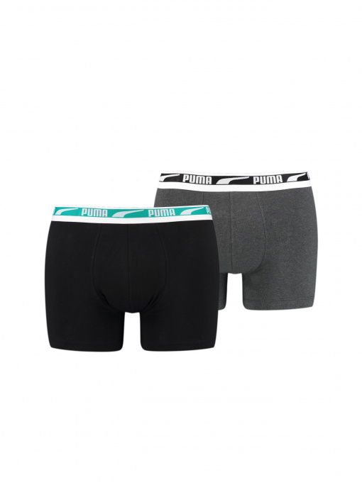 Трусы PUMA Men Multi Logo Boxer 2p модель 935786 Фото