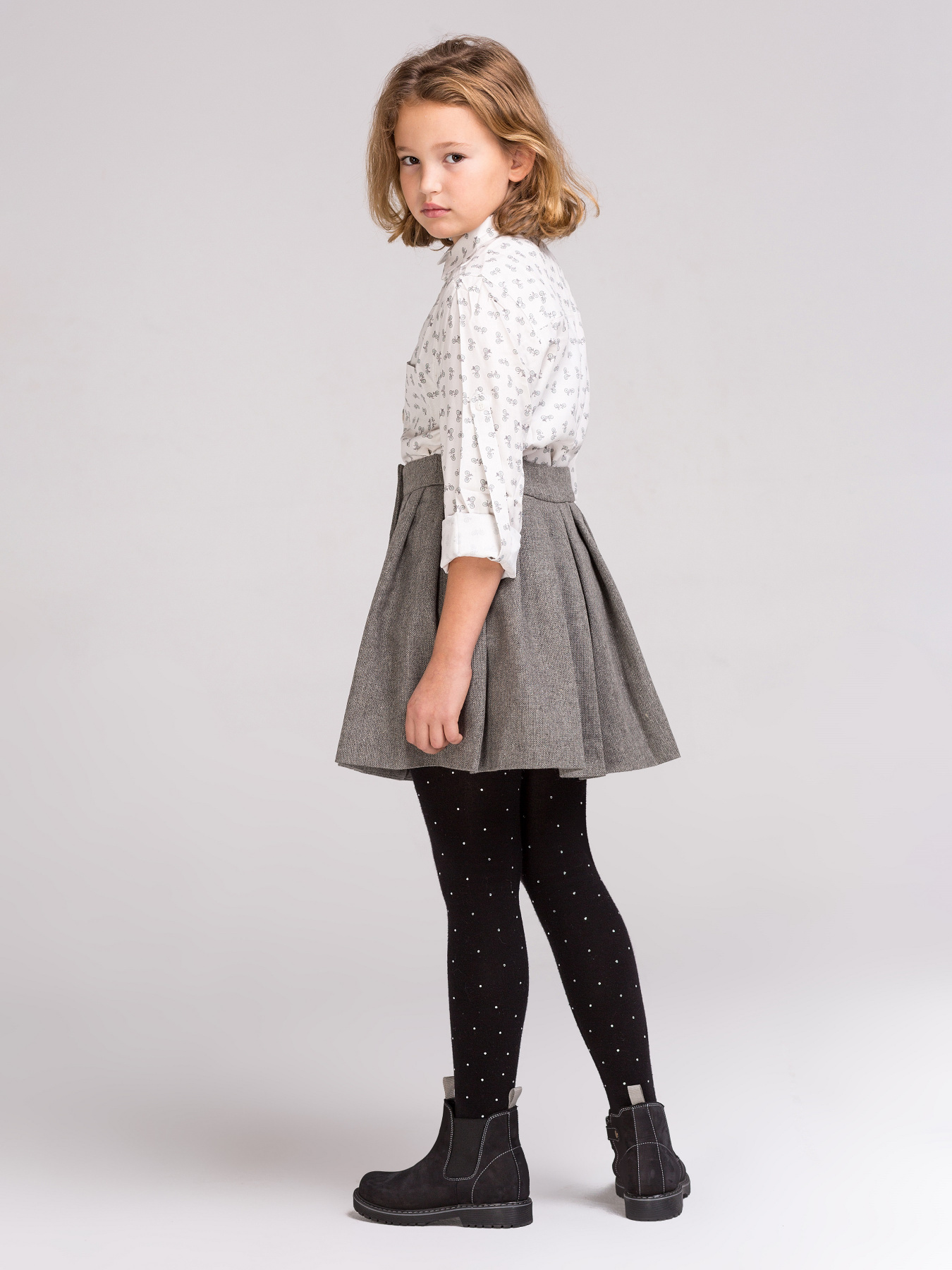 Спідниця міні Miracle Kids модель 72-19-004 Спідниця міні Miracle Kids модель 72-19-004 Фото