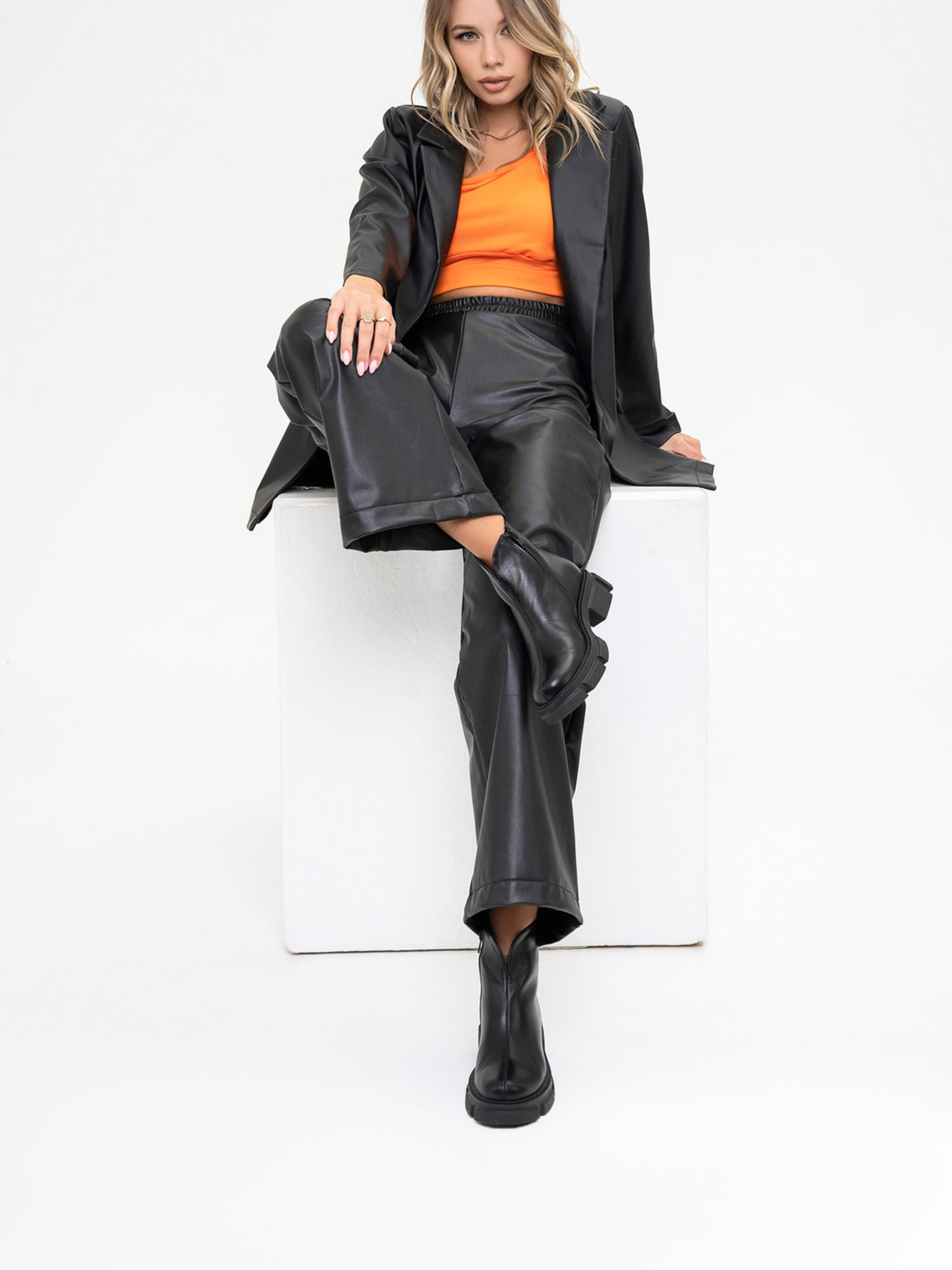 Ботинки ISSA Plus модель OB2-120_black. Фото